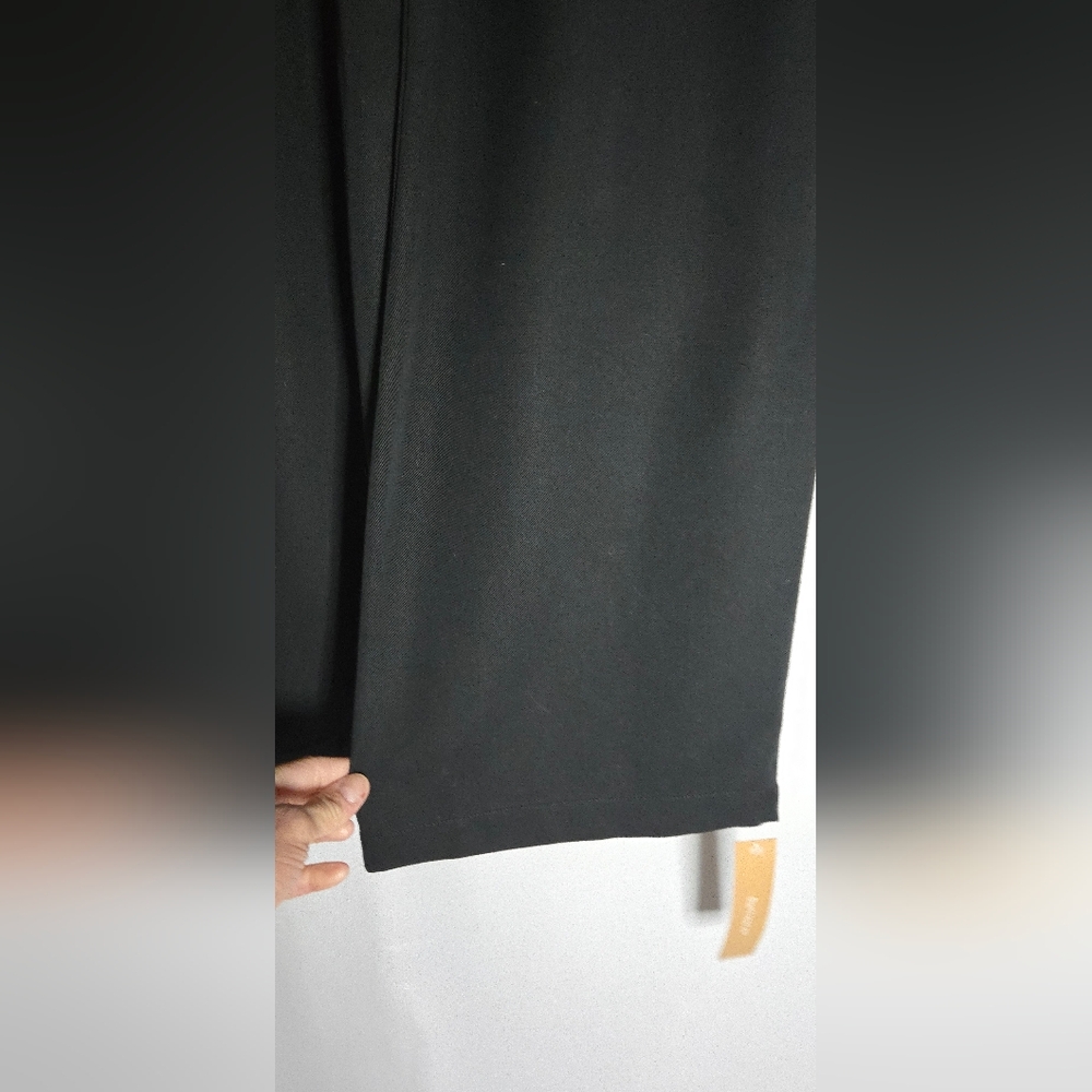 NWT Reformation Mason Cropped Relaxed Wide Leg Black Career Pant Women's 0/25 - Picture 3 of 8